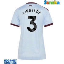 Aston Villa Victor Lindelof #3 Rezervni Dres za Ženska 2026-27 Kratak Rukav